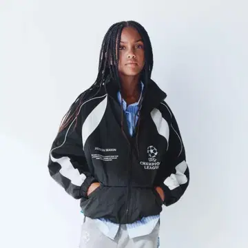 ZARA CL 로고 발수 윈드 브레이커 충전솜 자켓