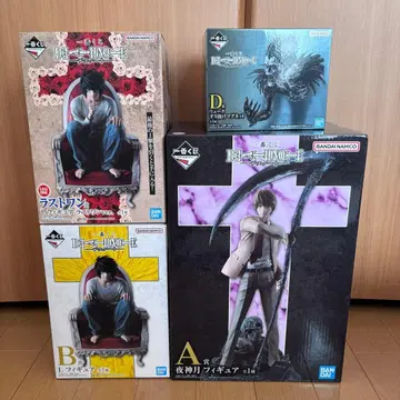 제일복권 데스노트 A, B, D, 라스트원 피규어 묶음 판매