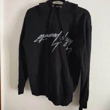 GroundY 블랙 후드티