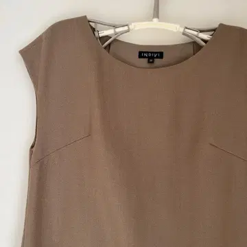 새상품급 INDIVI 베이지 오버롤 스커트 38 사이즈