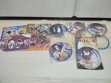 NARUTO 우치하 사스케 캔뱃지 스티커 세트