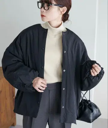 DISCOAT 노카라 패딩 자켓