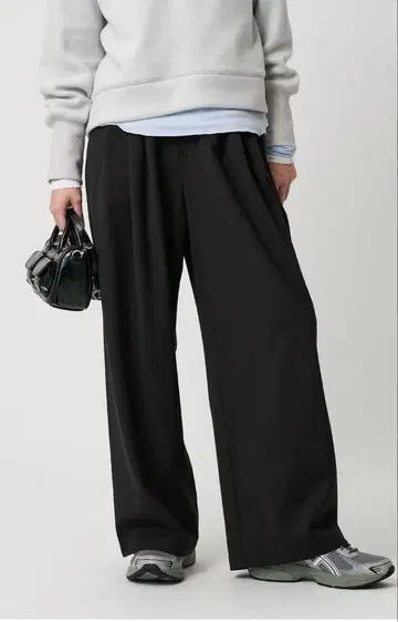 BEAUTY&YOUTH 와이드 턱 팬츠