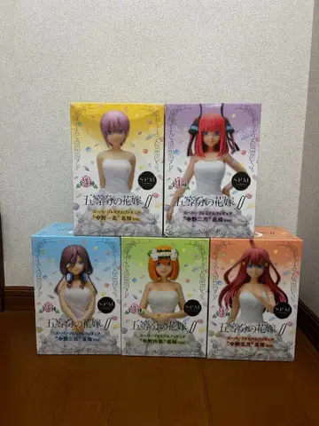 5등분의 신부 SPM 피규어 5체 세트