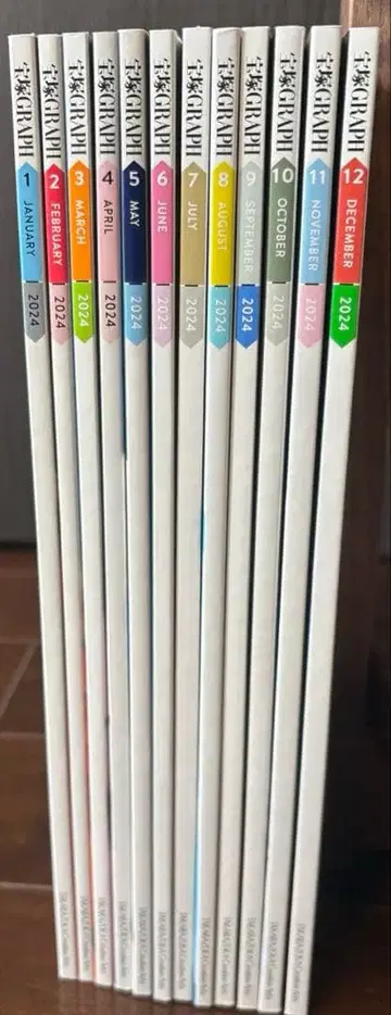 다카라즈카 그래프 2024년 1월~12월호 12권 세트