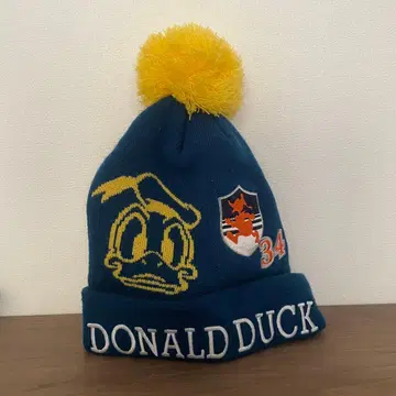 디즈니 도널드 덕 니트 모자