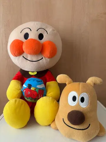 날아라! 호빵맨 사이좋은 소품함 봉제 인형 LL 맹인 치즈