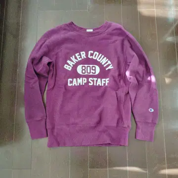 Champion Reverse Weave 맨투맨 퍼플