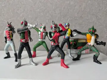 HG 가면라이더 초판 4 6종 세트 미니북 1장 포함 새상품급