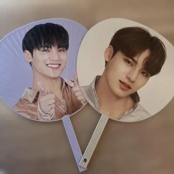 SEVENTEEN MINGYU 부채 2장 세트