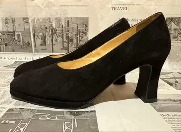 스웨이드 힐 블랙 23.5cm