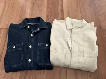 새상품급 묶음 판매 유니클로 워크 셔츠 M