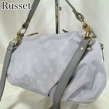 Russet 라이트 그레이 퍼플 액세서리 파우치 숄더백