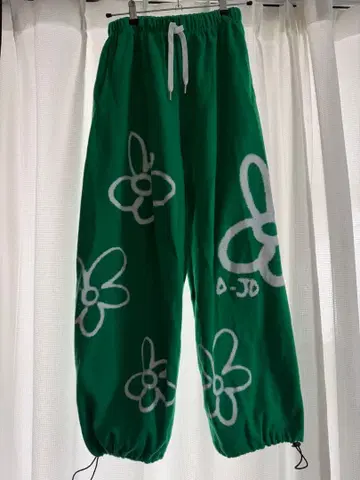 카미야마 토모히로 와이드 밴딩 팬츠 그린