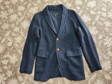 [새상품급] JHAVERSACK 모헤어 울 혼방 하버색 S 네이비