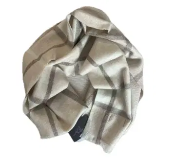 캐시미어 100% 체크 머플러