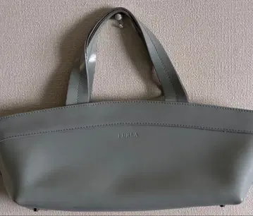 FURLA 그레이 가죽 핸드백