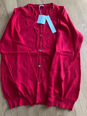 ichi 레드 가디건 사이즈 F