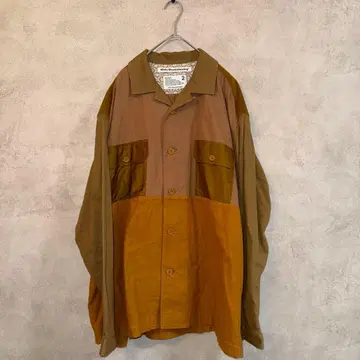 [착용 1회] White Mountaineering 패치워크 셔츠