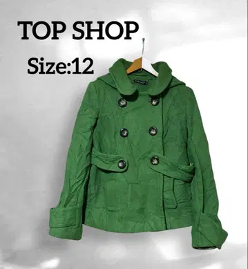 TOPSHOP 그린 더블 브레스트 자켓 12