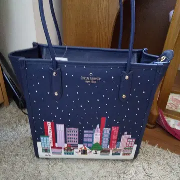kate spade 네이비 토트백