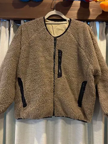 FREAK'S STORE 보아 자켓 베이지 리버서블 가능