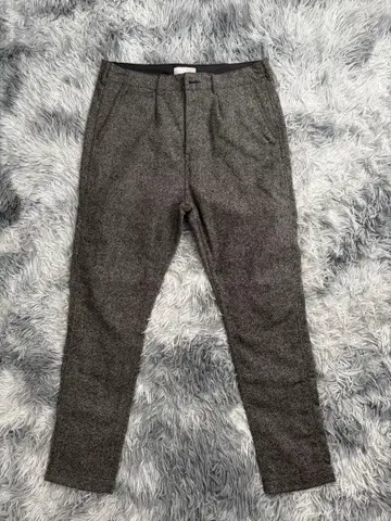 BEAMS 그레이 슬랙스