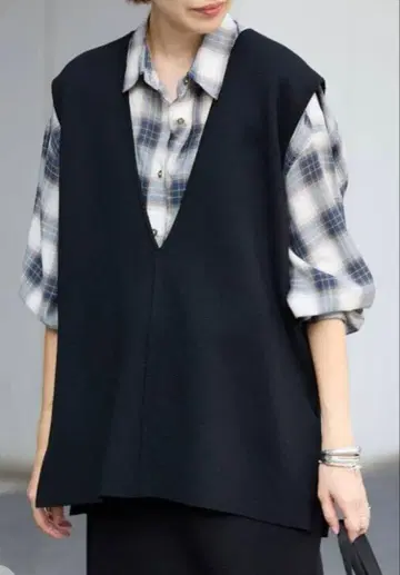 [ SLOBE IENA ] 더블 페이스 니트 베스트