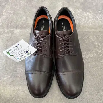 ROCKPORT 다크 브라운 가죽 신발 25cm 락포트