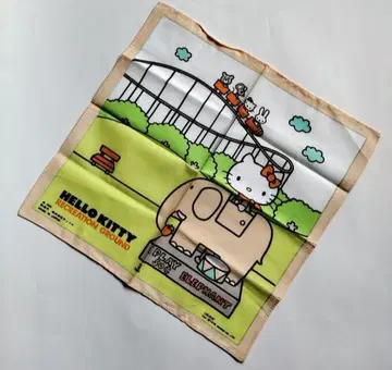 산리오 헬로키티 손수건 1976년제 미사용 새상품 쇼와 레트로