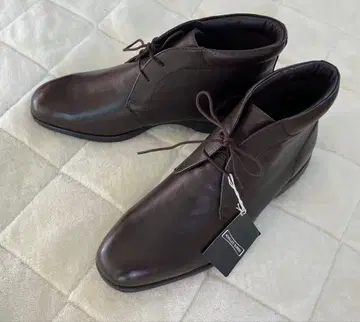 아킬레스 솔보 다크 브라운 가죽 부츠 택 포함 새상품 미사용