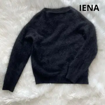 IENA 이에나 보틀넥 풀오버 샤기 울 니트