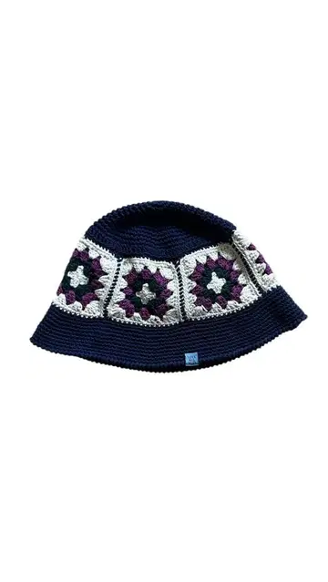 antage 크로셰 모자 핸드메이드 네이비