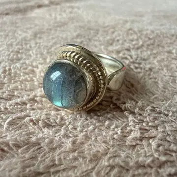 스톤 반지 실버