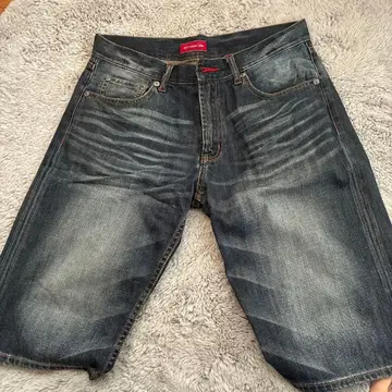 anti-label JEAN 다크 블루 데님 숏팬츠