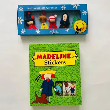 마들렌짱 크리스마스 핑거 퍼펫 세트 & 스티커 BOX