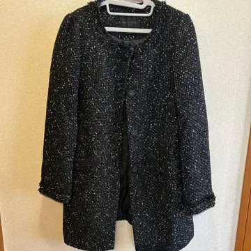 UNIQLO 울 노카라 자켓 블랙