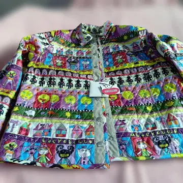 새상품 알베로베로 리버서블 퀼팅 자켓