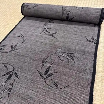 본고장 오시마 명주 진흙 염색 옷감 댓잎 무늬