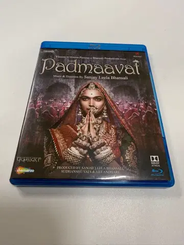 디피카 파두콘 주연 [ 파드마와트 여신의 탄생 ] 해외판 Blu-ray