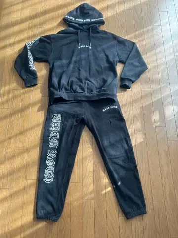 아담스 저글러 블랙 후드 부착 셋업