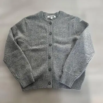 유니클로 울 블렌드 크루넥 가디건