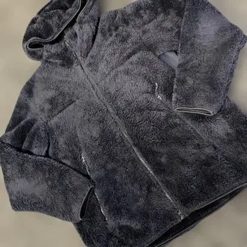 UNIQLO 유니클로 방풍 다크 그레이 플리스 자켓 후드 부착 XL