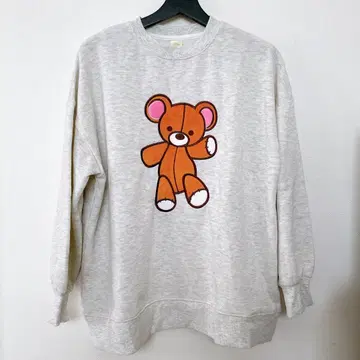 새상품 피터팬 마이클 테디베어 맨투맨 M