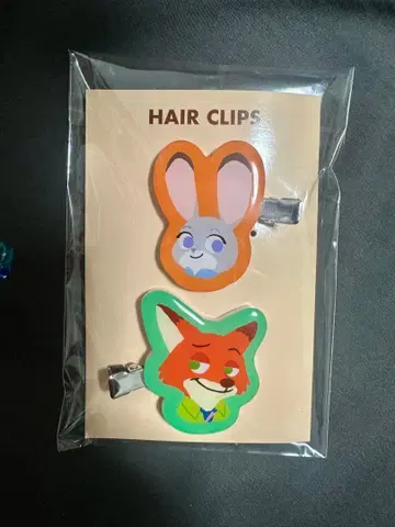 주토피아 헤어 클립 세트