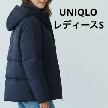 UNIQLO 다운 자켓 후드 부착 여성용 S