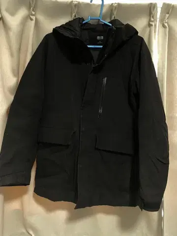 UNIQLO S 하이브리드 다운 자켓 블랙