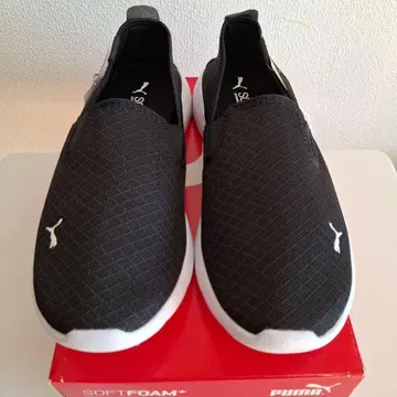 PUMA 메쉬 블랙 25.5cm