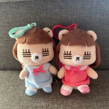 코레사와 레코짱 봉제 인형 마스코트 2개 세트