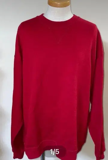 저지스 남성용 속기모 트레이닝복 빨간색 긴팔 L